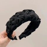 Japanese Retro Braided Twist Hair Hoop Wide Edge Pressure Sensitive Hairpin