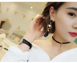 Japanese Tassel Clip-on Earrings for Women Girl Party Gift