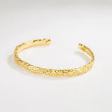 S925 Sterling Silver Open Bracelet Female Irregular All-match