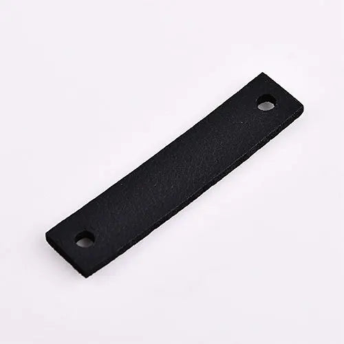 Double-hole Rectangular Leather Strip DIY Accessories