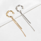Crown Ear Line Sweet Small Fresh Tassel Ear Cuff Earrings