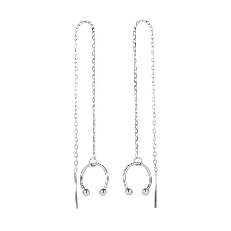 Crown Ear Line Sweet Small Fresh Tassel Ear Cuff Earrings
