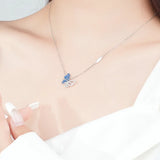 Hollow Zircon Butterfly Bracelet for Women 925 Sterling Silver Jewelry