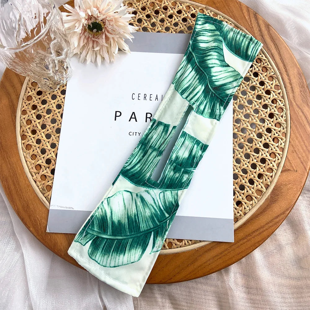 Floral Print Hair Clips Hairband Braiding Tool Hair Accessories