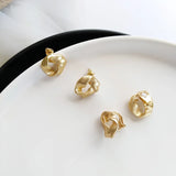 Matt Retro Triangle Clip Earrings No Piercing