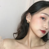 Matt Retro Triangle Clip Earrings No Piercing