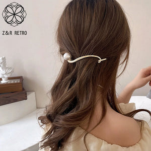 Metal Sweet Ponytail Clips Hairpins for Women
