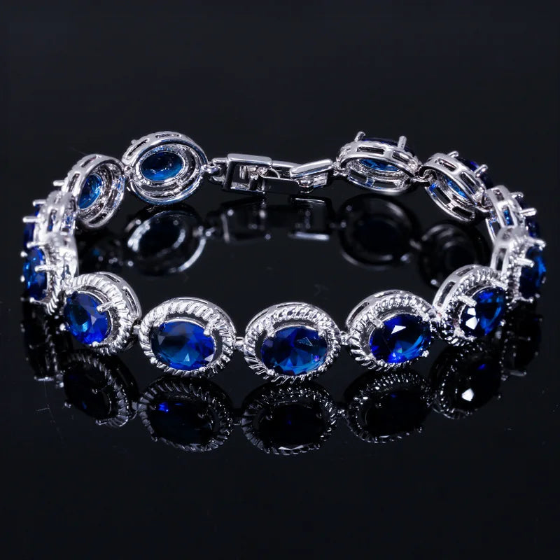 Colorful Micro Inlay Bracelet Bangle for Women