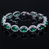 Colorful Micro Inlay Bracelet Bangle for Women