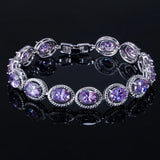 Colorful Micro Inlay Bracelet Bangle for Women