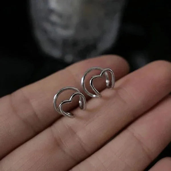 Minimalist Ear Cuff Set Earrings For Women Cartilage Clip Punk Jewelry