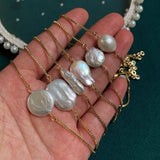 Freshwater Pearl Bracelets for Women Chain Baroque Square Heart Coin Pearl
