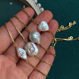 Freshwater Pearl Bracelets for Women Chain Baroque Square Heart Coin Pearl