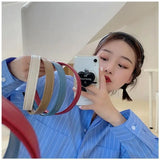 Net Red Fairy Leather Hairband Solid Hairpin Wash Headdress