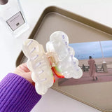 Rainbow Hair Clip Claw High Acetic Acid Shark Clip for Girls