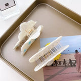 Rainbow Hair Clip Claw High Acetic Acid Shark Clip for Girls