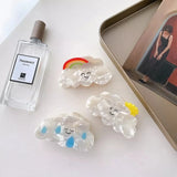 Rainbow Hair Clip Claw High Acetic Acid Shark Clip for Girls