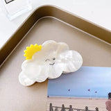 Rainbow Hair Clip Claw High Acetic Acid Shark Clip for Girls