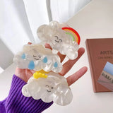 Rainbow Hair Clip Claw High Acetic Acid Shark Clip for Girls