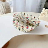 Retro Printing Acrylic Hair Claw Clips for Women Girls