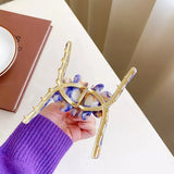 XL Sun Flower Hair Clip High Metal Acetic Acid Shark Hair Accessories