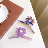 XL Sun Flower Hair Clip High Metal Acetic Acid Shark Hair Accessories