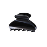 Geometric Caramel Wood Grain Hair Clip Claw for Women