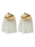 Cloud Silver Tassel Earrings Women's Party Accessories