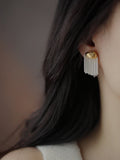 Cloud Silver Tassel Earrings Women's Party Accessories