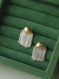 Cloud Silver Tassel Earrings Women's Party Accessories