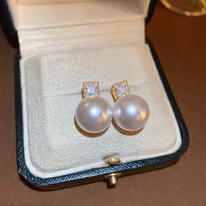 Small Pearl Earrings Sweet Earrings Women's Jewelry