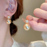 Small Pearl Earrings Sweet Earrings Women's Jewelry