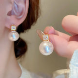 Small Pearl Earrings Sweet Earrings Women's Jewelry