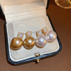 Small Pearl Earrings Sweet Earrings Women's Jewelry