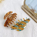 Large Retro Half Moon Hair Clip Claw for Women