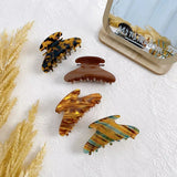 Large Retro Half Moon Hair Clip Claw for Women