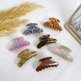 Large Retro Half Moon Hair Clip Claw for Women