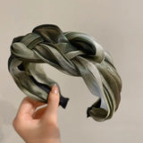 Flash Yarn Braid Headband Summer Hair Accessory Wide Headband