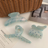 Rhinestone Light Shark Clip Acetic Acid Hair Claw Hair Accessories