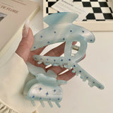 Rhinestone Light Shark Clip Acetic Acid Hair Claw Hair Accessories