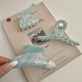 Rhinestone Light Shark Clip Acetic Acid Hair Claw Hair Accessories