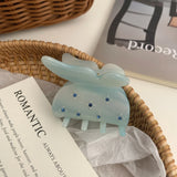 Rhinestone Light Shark Clip Acetic Acid Hair Claw Hair Accessories