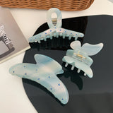 Rhinestone Light Shark Clip Acetic Acid Hair Claw Hair Accessories