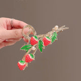 Strawberry Pearl Hair Clip For Women Girls Hair Accessories