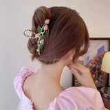 Strawberry Pearl Hair Clip For Women Girls Hair Accessories