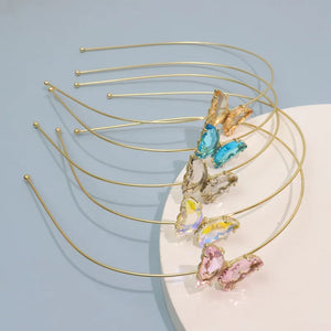 Colorful Hair Hoop Metal Headband for Women and Girls