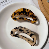 Acetic Acid Hair Clip Claw 9.5CM Retro Hollow Out Arc Large Shark Clip