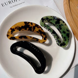 Acetic Acid Hair Clip Claw 9.5CM Retro Hollow Out Arc Large Shark Clip