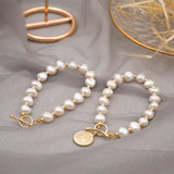 Baroque Freshwater Pearl Bracelet Cold Wind Wedding Party Jewelry Gift