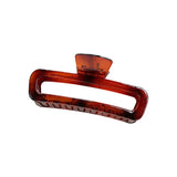 Retro Rectangular Hollow Hair Clip Claw Large Size Hair Accessory